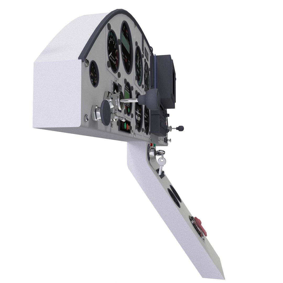 Aircraft Instrument Panel 3d Model