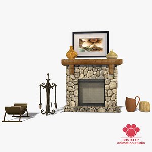 3d fireplace production