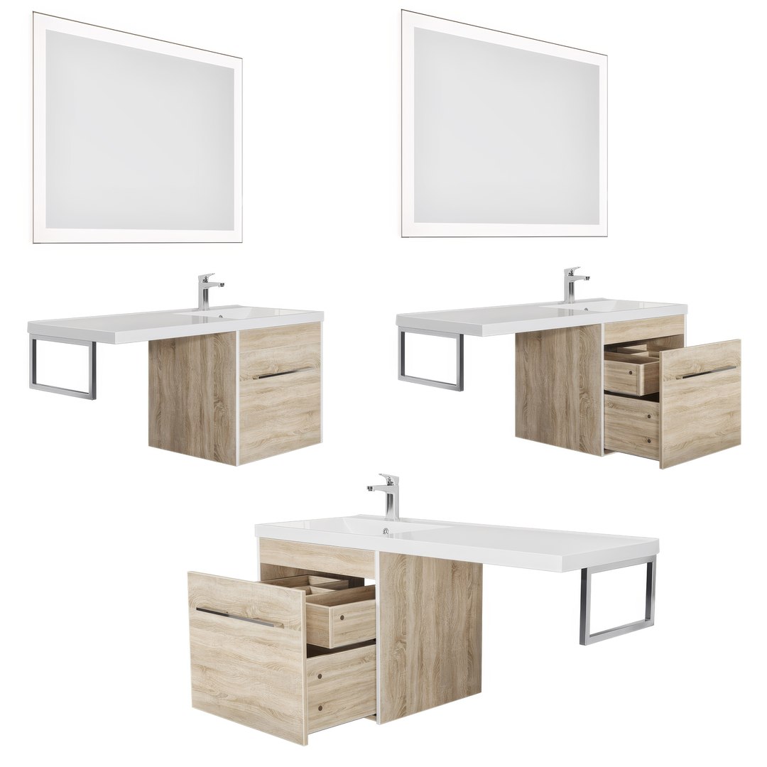 Furniture Set Augusta 120 L-R And Bravat Eler 3D Model - TurboSquid 2188267