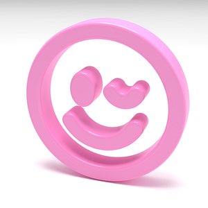Emoji Wink 3D model