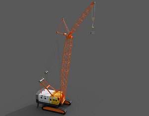 Crawler Crane 3D model