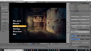 menu animation sounds 3D model
