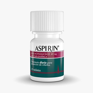 aspirin bottle 3d model