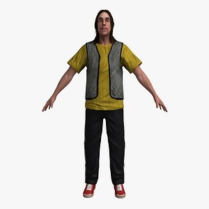 Grunge Man (Not Rigged)