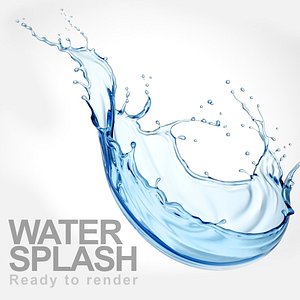 waterLiquid splash 3D model