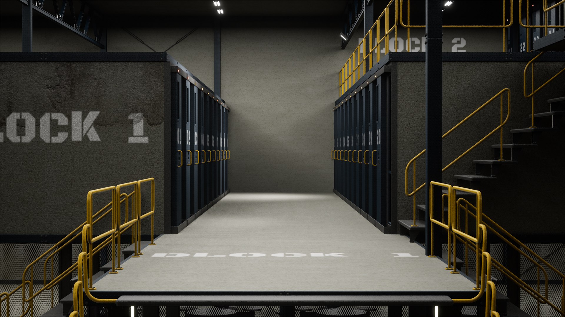 3D Modular Prison Pack - TurboSquid 2498620