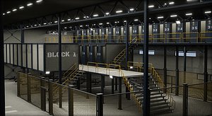 3D Modular Prison Pack