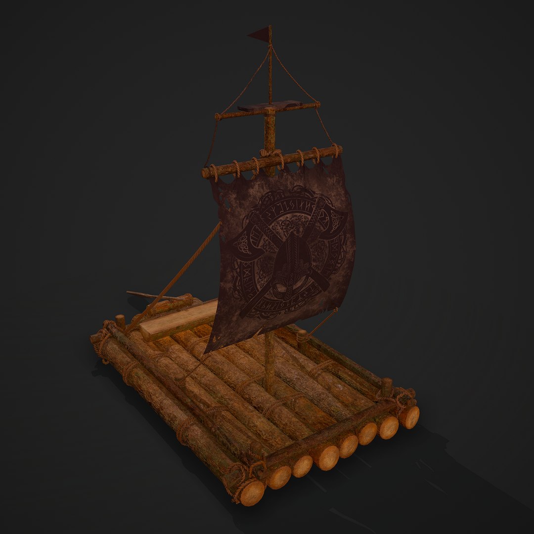 3D medieval raft https://p.turbosquid.com/ts-thumb/Vl/UPjqHC/1cwFVxYA/28/png/1596935276/1920x1080/fit_q87/e2c8f2ac10289527c8290e12785f89c662328627/28.jpg