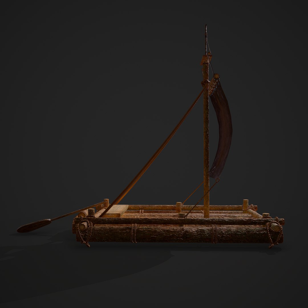 3D medieval raft https://p.turbosquid.com/ts-thumb/Vl/UPjqHC/5DXIZ9oj/9/png/1596935275/1920x1080/fit_q87/b166a984933d8b87ca9b214a74bf975d4e2a71da/9.jpg