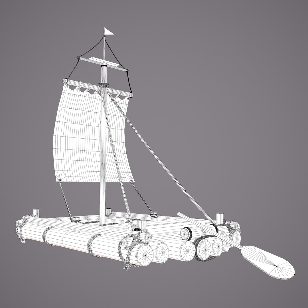 3D medieval raft https://p.turbosquid.com/ts-thumb/Vl/UPjqHC/PRgoLR0U/b/png/1596935277/1920x1080/fit_q87/512615b04eeb688355da5c777c821999e593a584/b.jpg