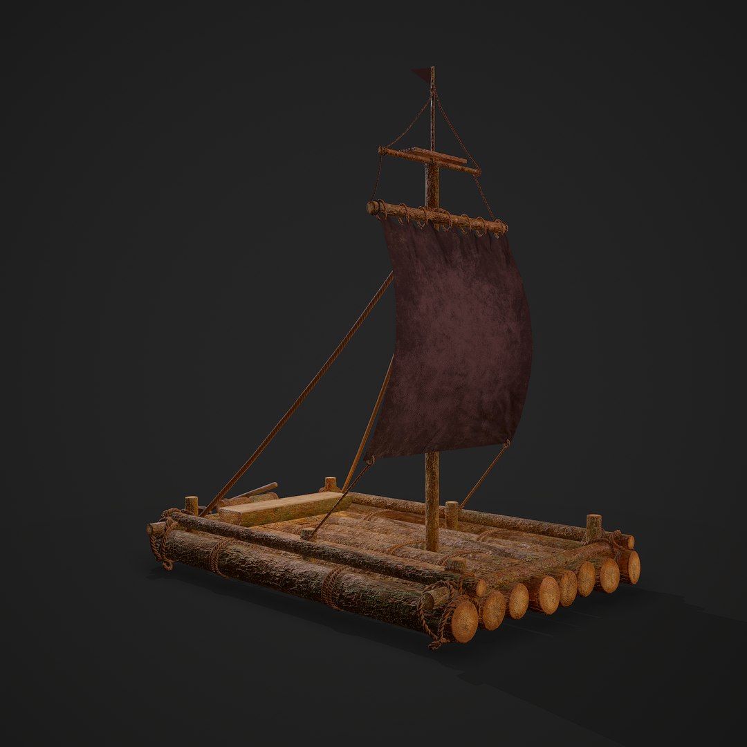 3D medieval raft https://p.turbosquid.com/ts-thumb/Vl/UPjqHC/QyCUKMJj/4/png/1596935275/1920x1080/fit_q87/a714087d2eb55447ce91ebfeca51eb1738b42b0f/4.jpg