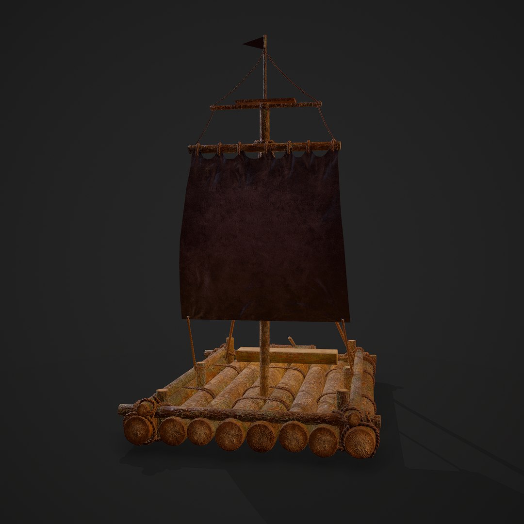 3D medieval raft https://p.turbosquid.com/ts-thumb/Vl/UPjqHC/hmVzmLjr/3/png/1596935275/1920x1080/fit_q87/0700dc2742dfaa2eaaec31a1a7a4e8c75d5533a9/3.jpg