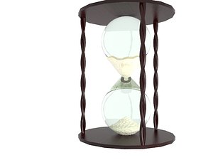 hourglass glass 3d max