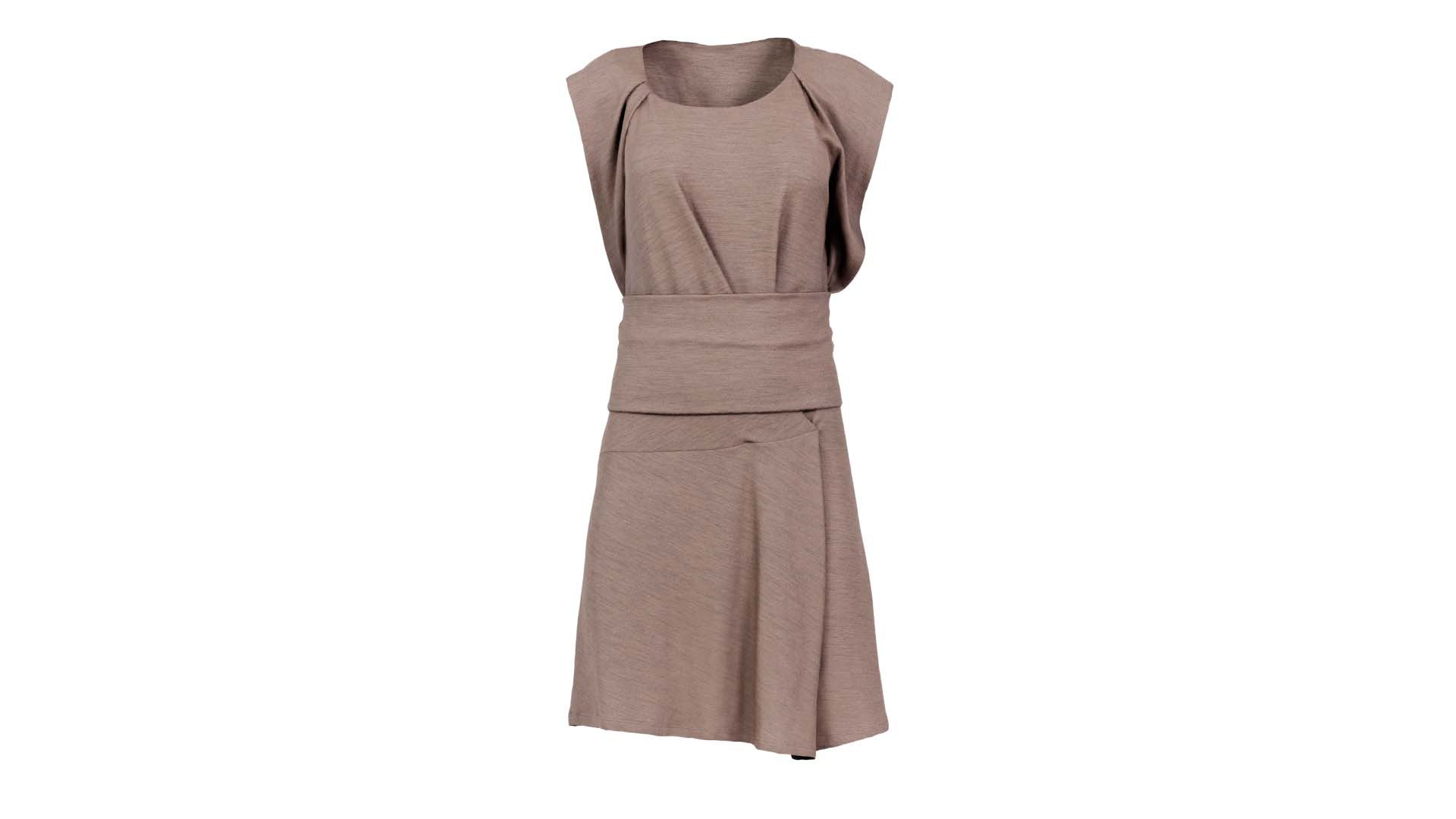 3D Brown Tunic Dress Remastered Model - TurboSquid 2360873