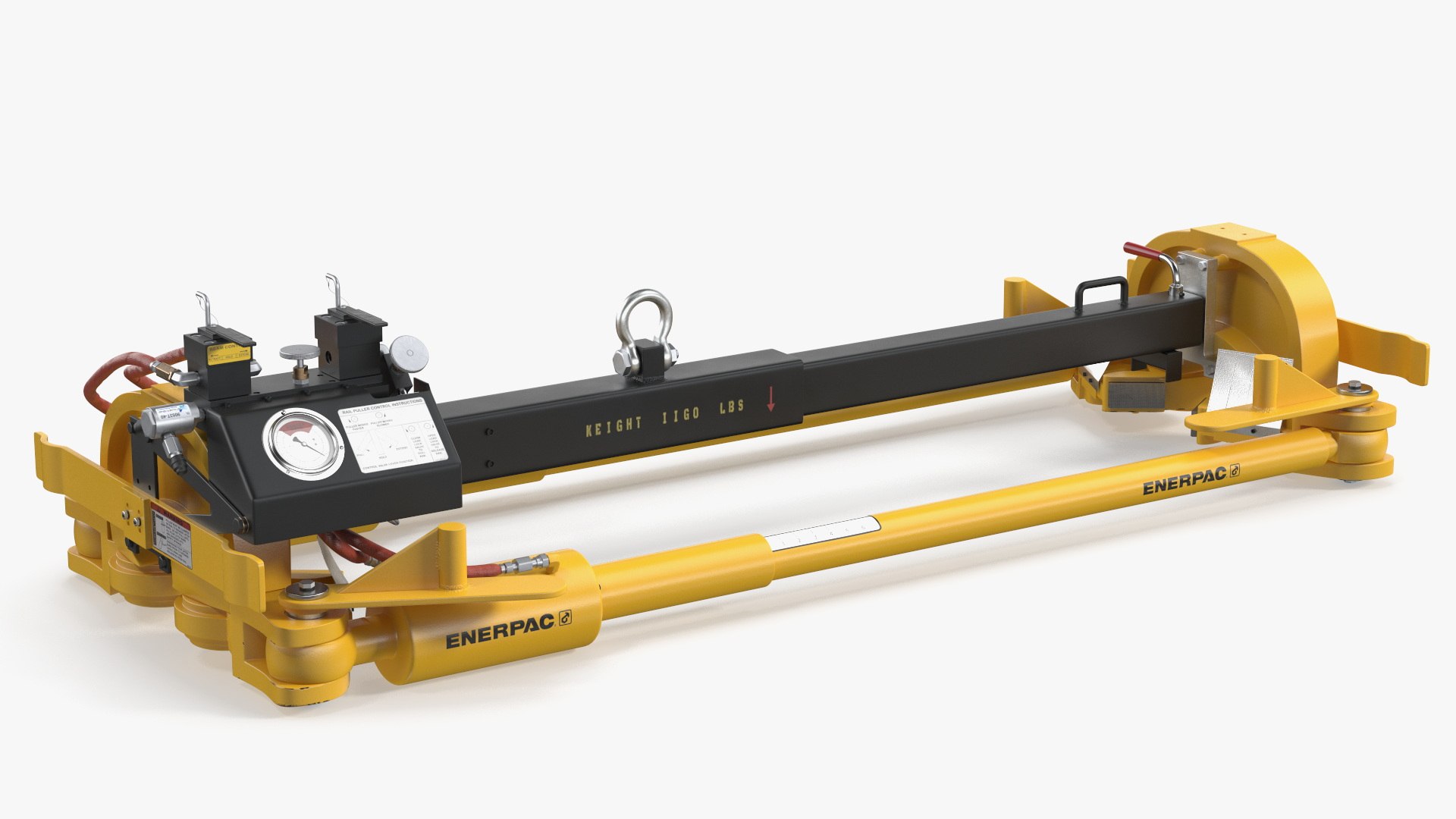 Enerpac Hydraulic Rail Puller Yellow 3D model preview