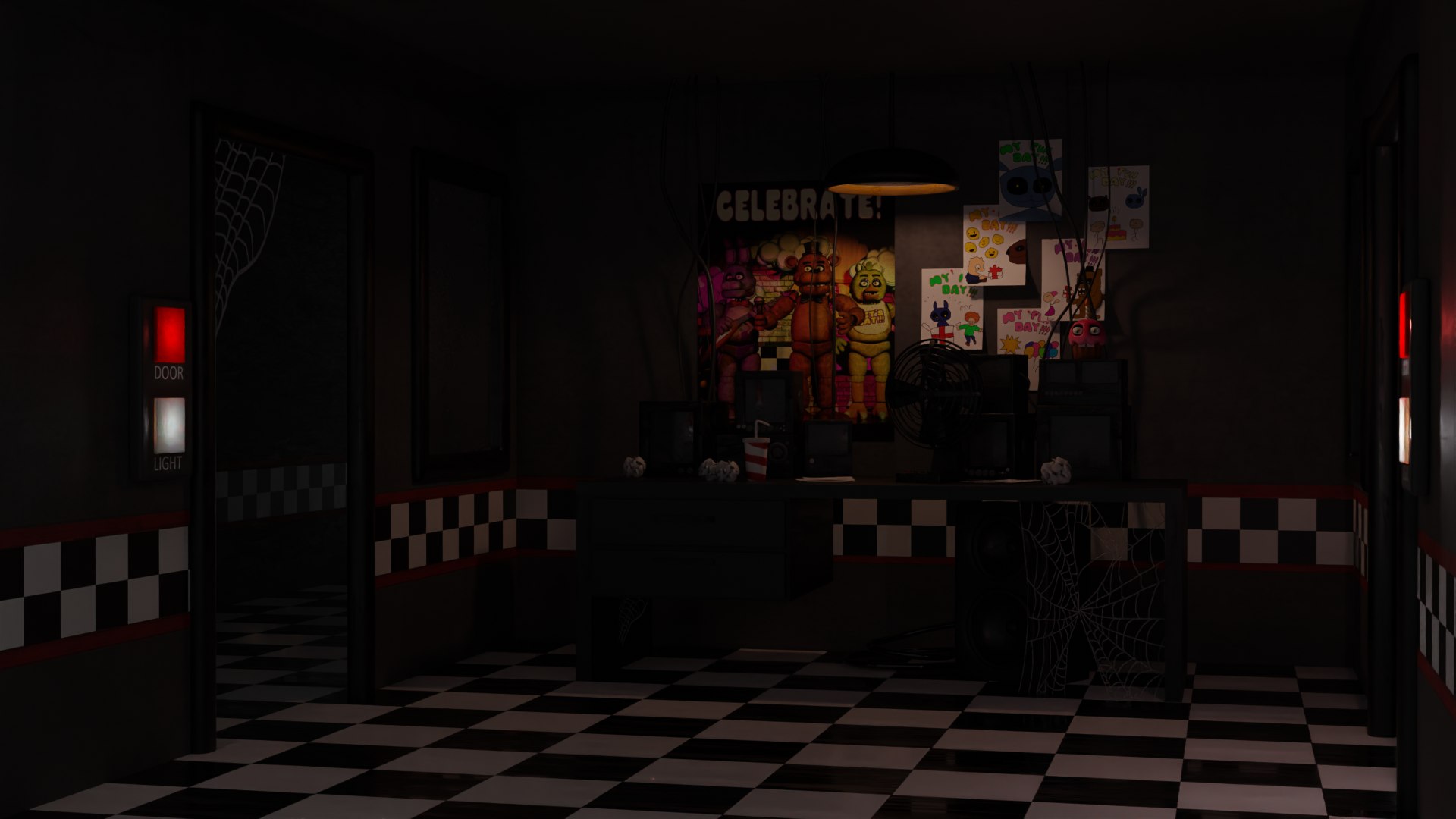 C4D/FNaF] FNaF 1, 2, And 3 Map Light Pack