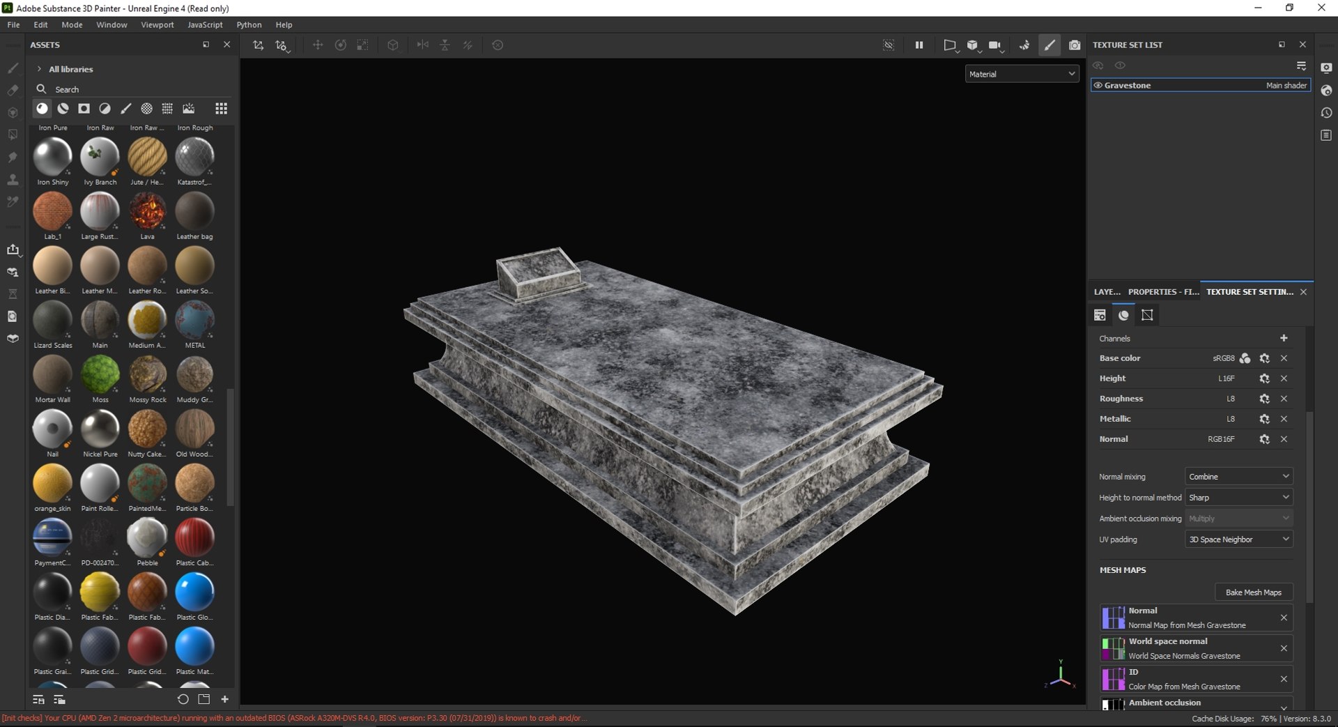 Gravestone 3D model - TurboSquid 2141188