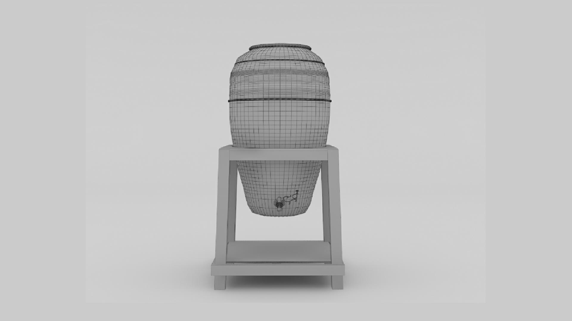 3D Pottery Water pot model https://p.turbosquid.com/ts-thumb/Vl/ZLRTKs/6G/wireframe_04/jpg/1718245574/1920x1080/fit_q87/1bb1faaf3dcc46c1ffd1ad240e8af4dfbb3ebcb8/wireframe_04.jpg