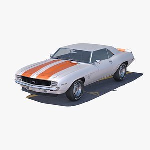 3D Chevrolet Camaro SS 19691