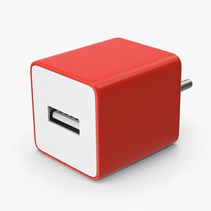 Red USB Charger
