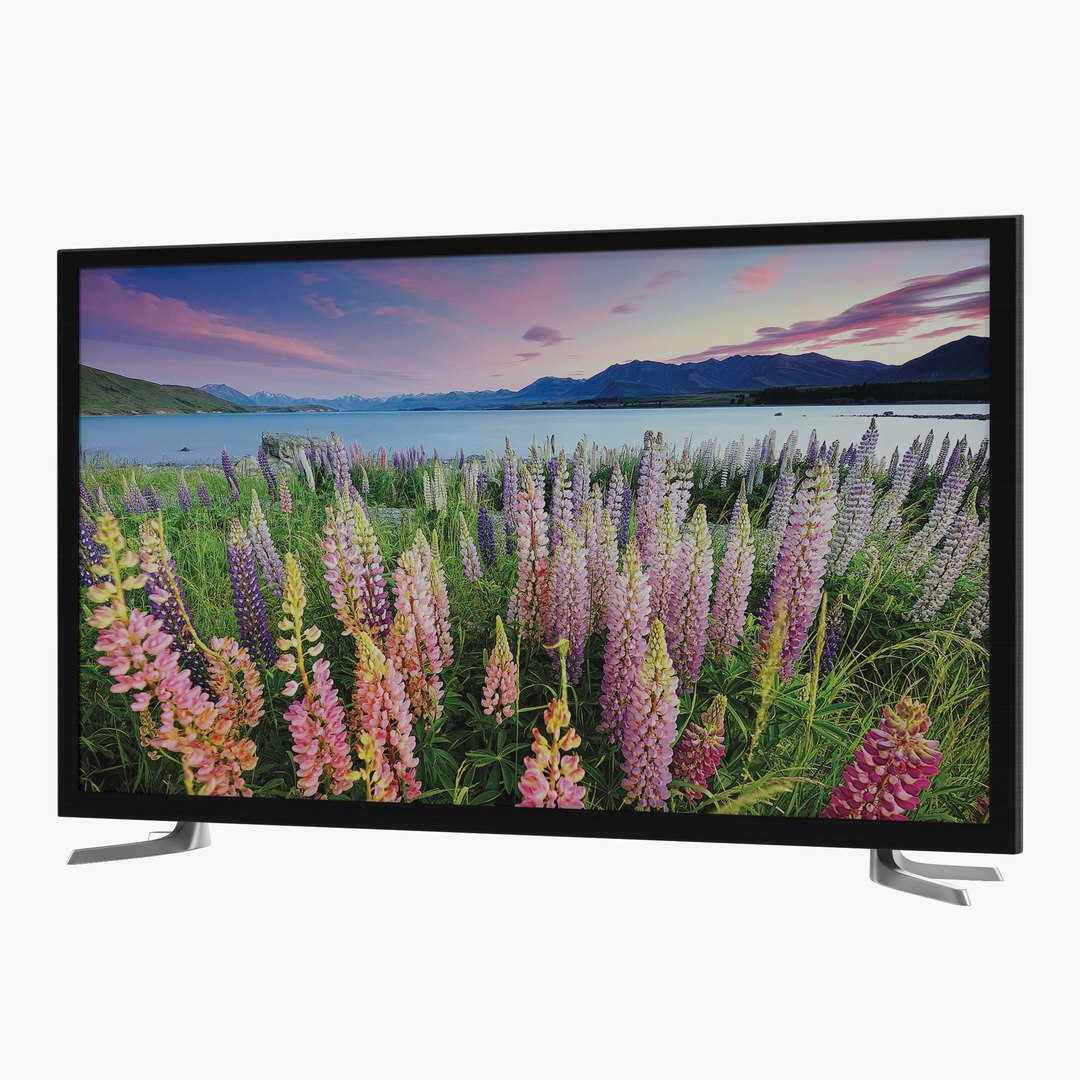 Generic LED TV 3D model preview