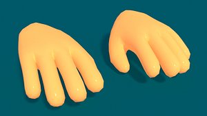 toon hand model