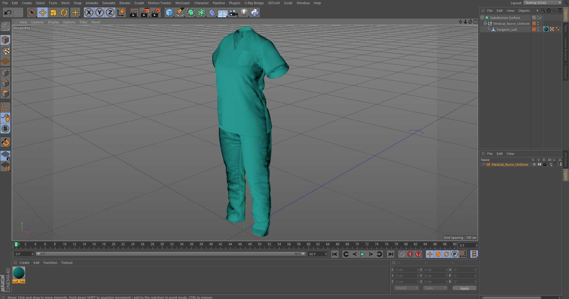 3D Medical Nurse Uniform Model - TurboSquid 2161820