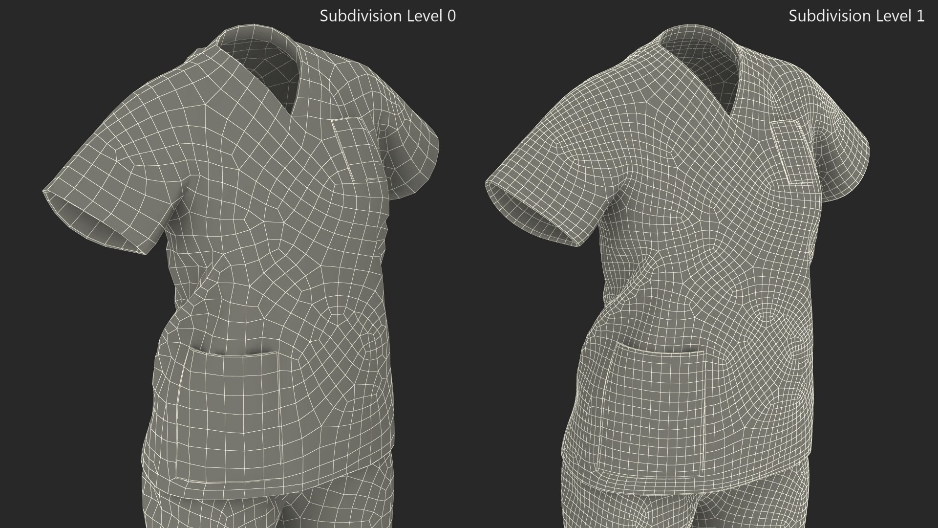 3D Medical Nurse Uniform Model - TurboSquid 2161820