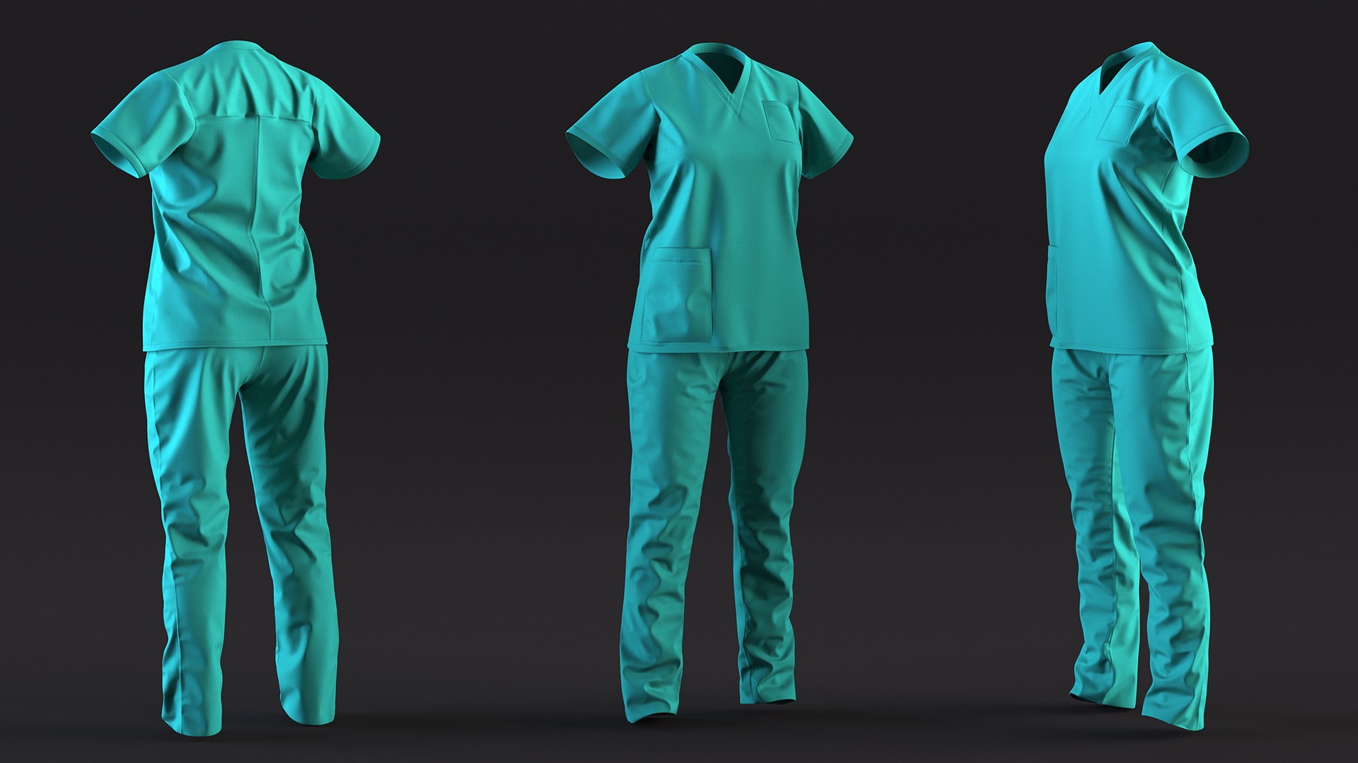 3D Medical Nurse Uniform Model - TurboSquid 2161820
