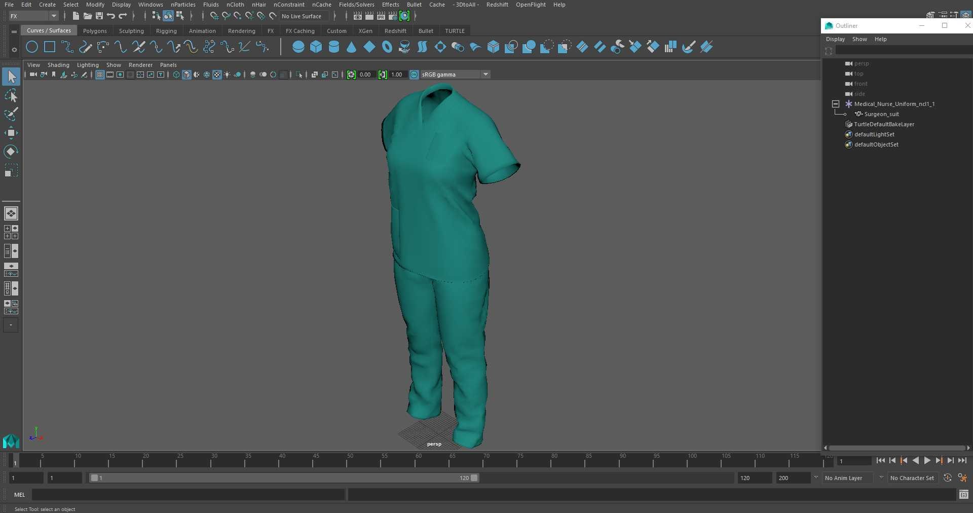 3D Medical Nurse Uniform Model - TurboSquid 2161820
