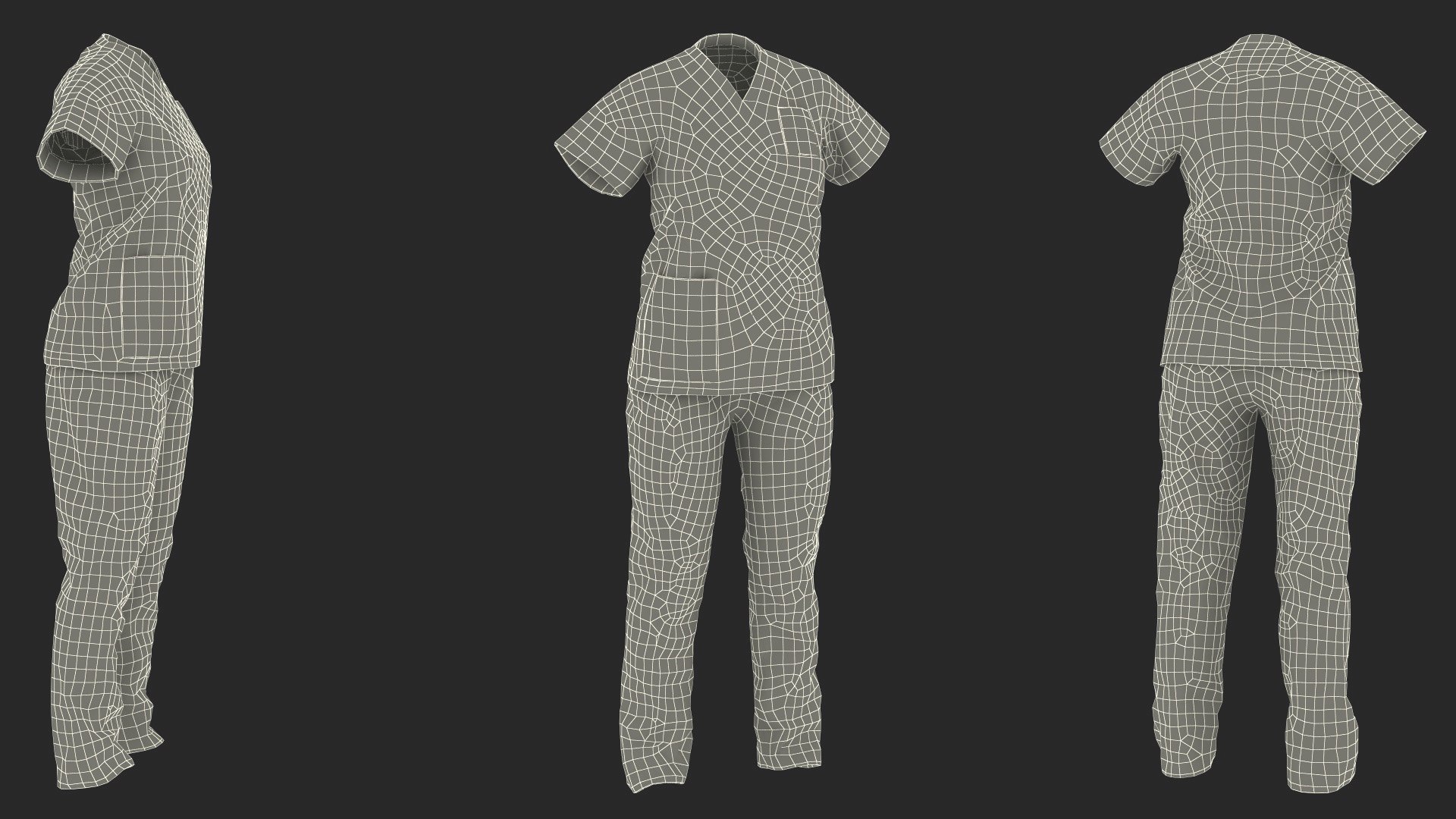 3D Medical Nurse Uniform Model - TurboSquid 2161820