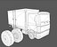 3D Transport Truck model