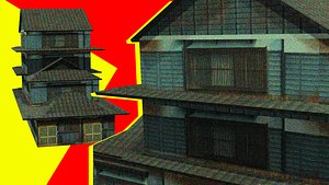 3D Super Lowpoly House Complex