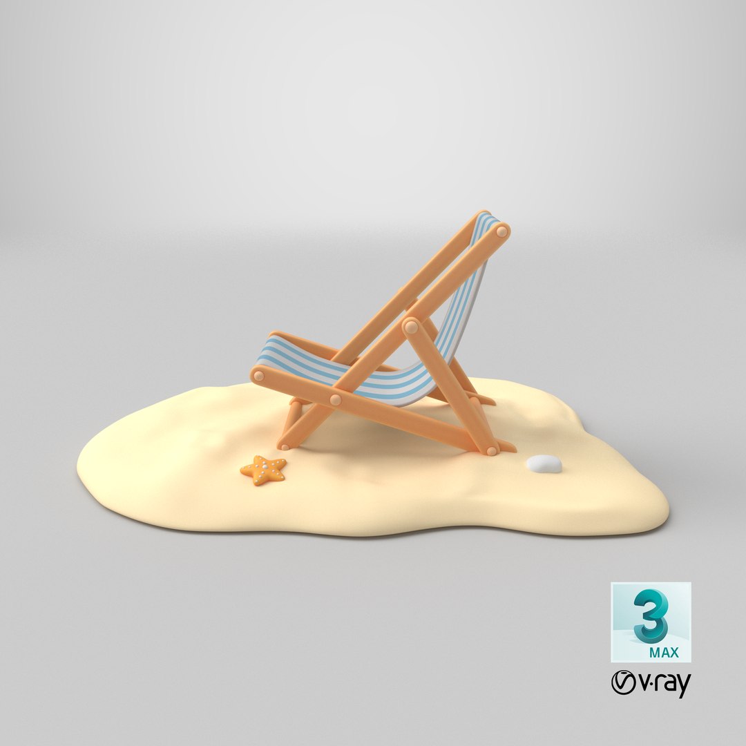 Stylized Beach Chair on Sand model https://p.turbosquid.com/ts-thumb/Vl/mXJ1C4/9m/stemcell_max_vray_render/png/1771419874/1920x1080/fit_q87/f7457c2ac752d9b77bcf4cf347f944dca0e947a3/stemcell_max_vray_render.jpg