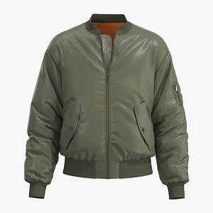 MA-1 BOMBER JACKET mv2 zpac obj fbx highpoly 3D model