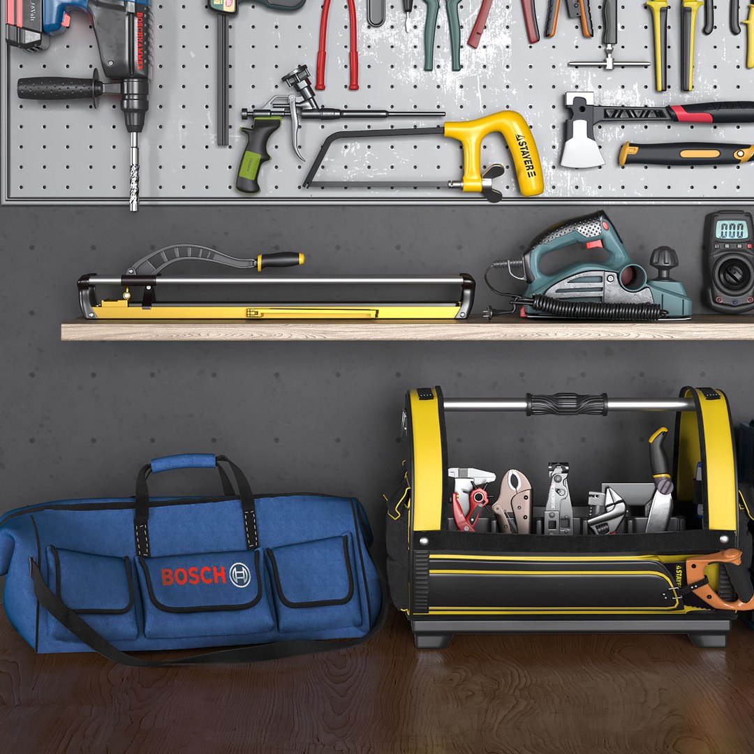 3D garage tools model https://p.turbosquid.com/ts-thumb/Vl/mwZVsi/To/4/jpg/1704397606/1920x1080/fit_q87/ac2e24d4b91b8724e6b96427314b57e828da2056/4.jpg