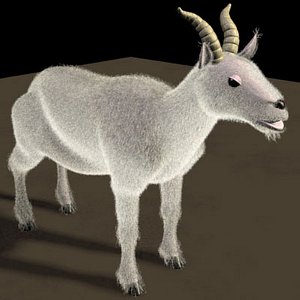 goat animal 3d model