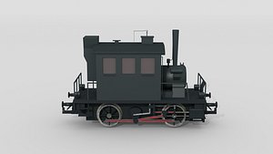 obj austrian steam locomotive
