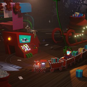 Santa christmas factory