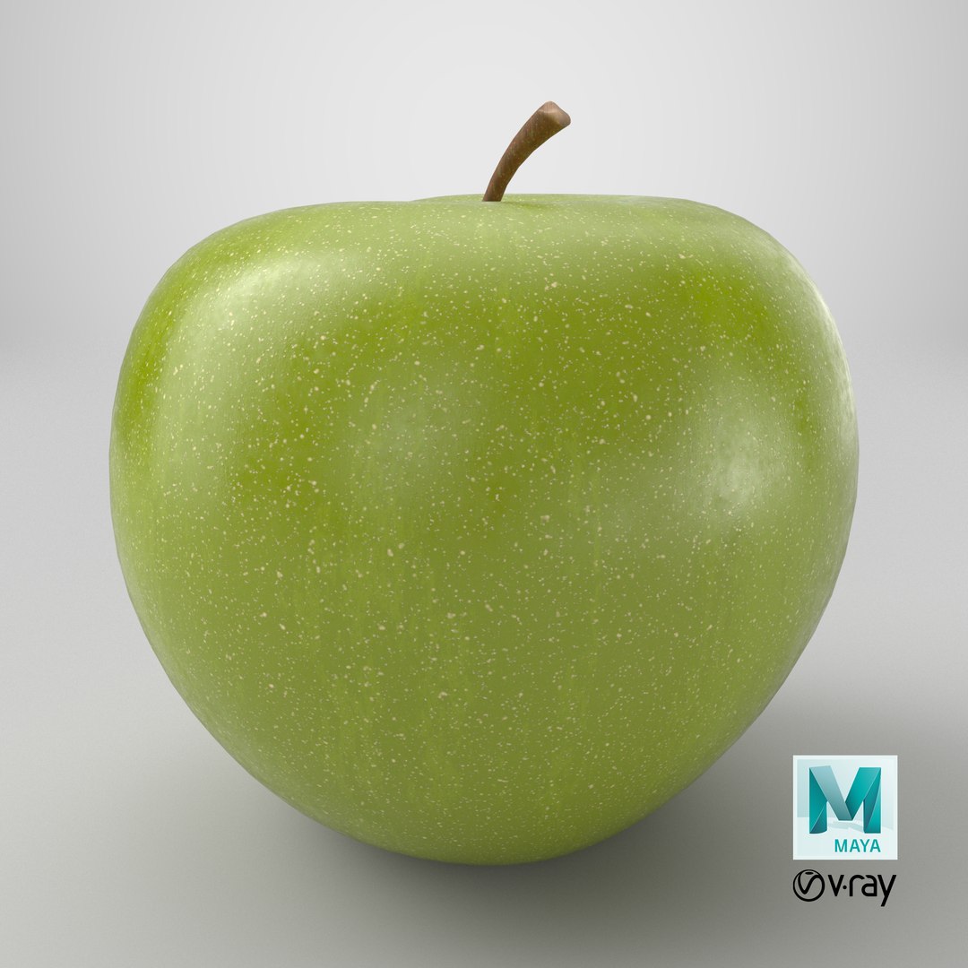 Green Apple model https://p.turbosquid.com/ts-thumb/Vl/x67KiR/NW/stemcell_maya_vray_render/png/1776939616/1920x1080/fit_q87/4dd9501403ba1eebeb63507333e2e0afbe10df13/stemcell_maya_vray_render.jpg