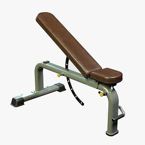 pbr sport bench set 3D