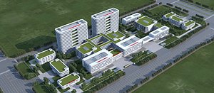 hospital building with