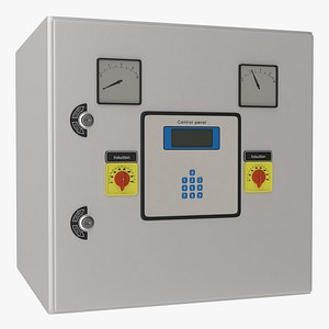3d industrial electrical panel 5