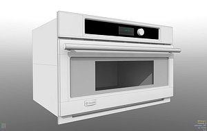 3d monogram oven model
