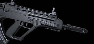Malyuk or Vulcan Rifle Lowres 3D model