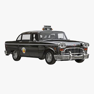Checker Cab Simple Interior
