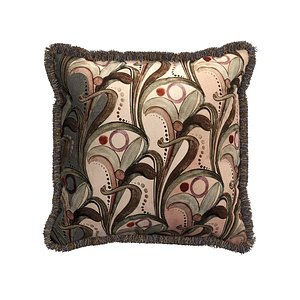 3D Obie Square Cushion Multi