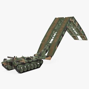 3D Tank Bridge Deployment Vehicle M60A1