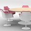 郁金香椅子扶手椅和桌子------------- Eero Saarinen  -  Knoll