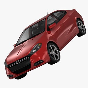 dodge dart r t 3d model